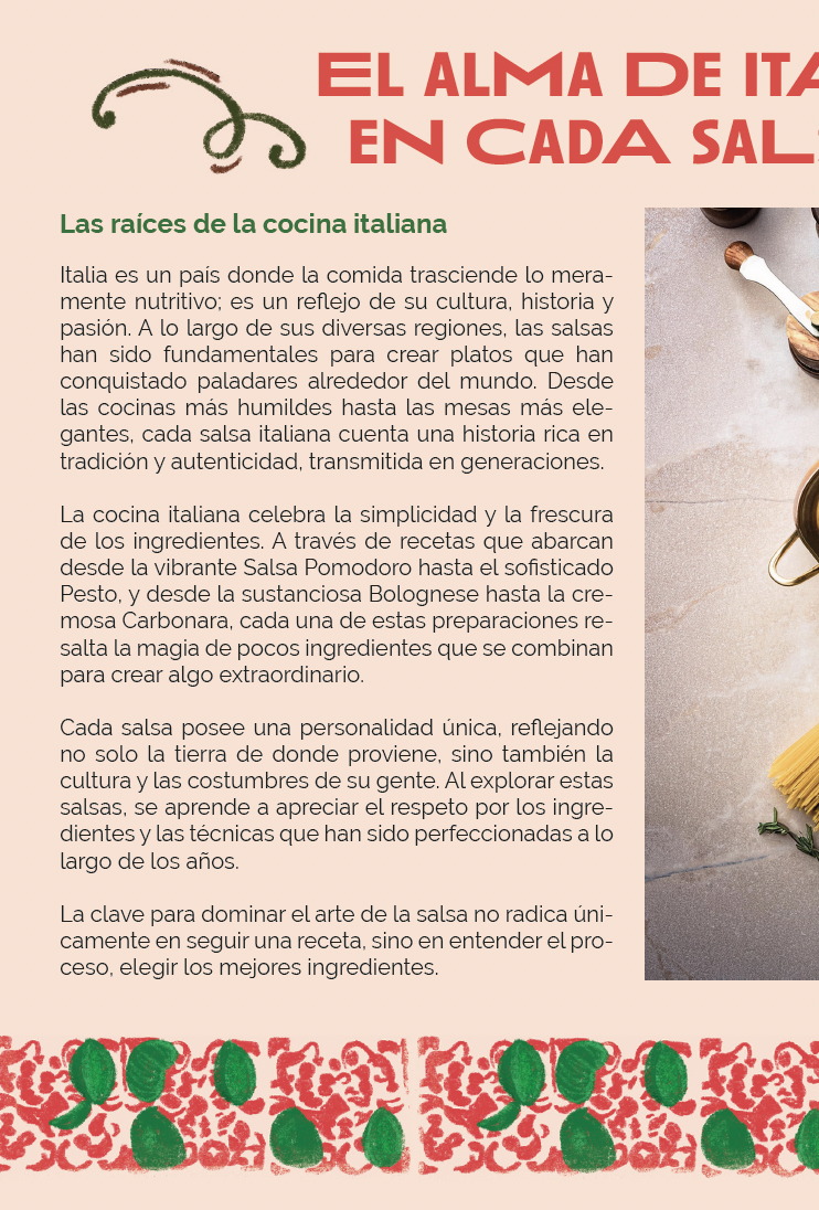 El arte de la salsa italiana